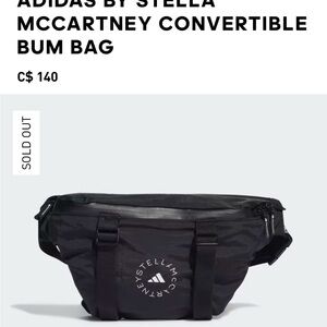 Adidas by Stella McCartney Black Belt Bag